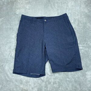 Pebble Beach Mens Golf Shorts Navy Size 34 Polyester/Spandex a1197